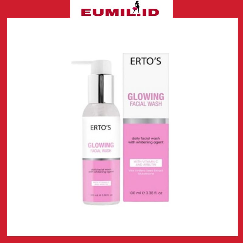 ERTOS GLOWING FACIAL WASH SABUN PEMBESIH MUKA ORIGINAL BPOM / SABUN CUCI MUKA / FACIALWASH