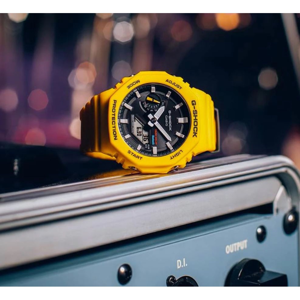 Jam Tangan Pria G-Shock Yellow GA-B2100C-9A