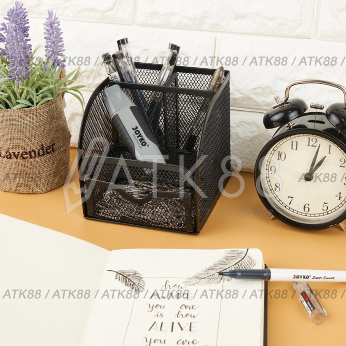 

Terlaris ✨ -Desk Set / Tempat Alat Tulis Jaring Joyko DS-18- 2.1.23