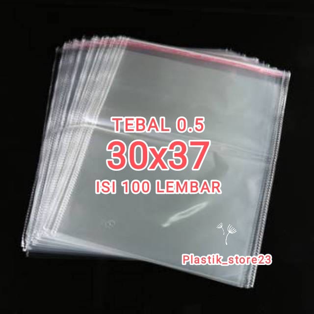 Jual Terlaris Plastik Opp Baju Tebal 05 Ukuran 30x37 Plastik Opp Packing 30 X 37 Plastik 4709