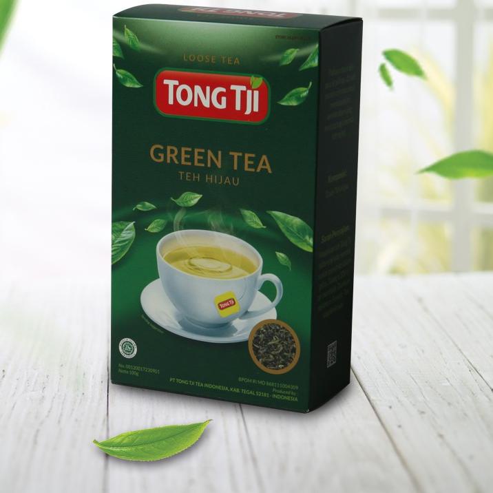 

trxU0g0F Tong Tji Green Tea 1 pack isi 100 gram ( Teh Seduh / Loose Tea )