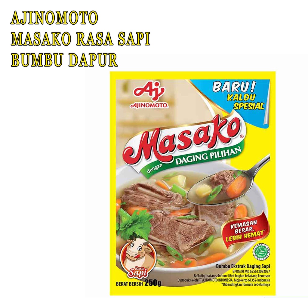 BUMBU KALDU DAPUR* MASAKO BUMBU DAGING SAPI PILIHAN 250g