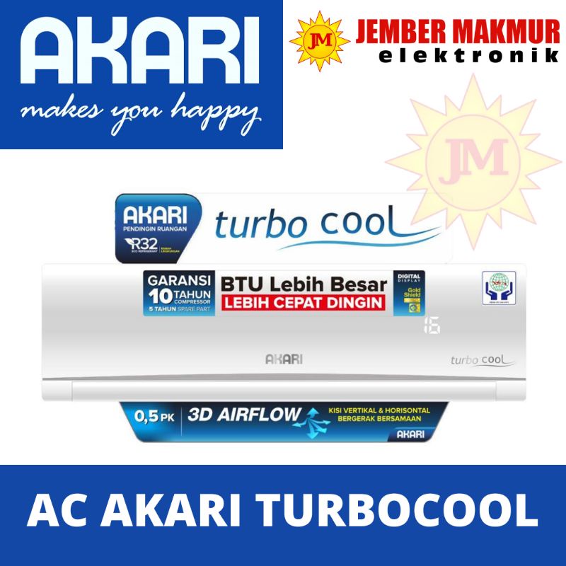 AKARI AC LOW WATT  1 PK 100% ORI GARANSI RESMI