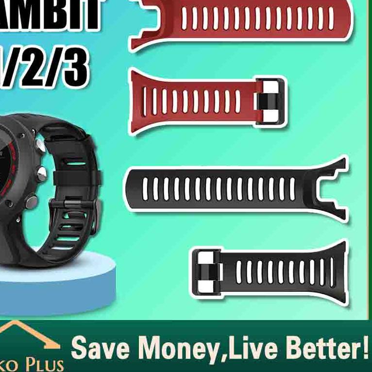 Flash Sale  Tali Jam Tangan Suunto Ambit 1 2 3 Original Strap suunto core Rubber Strap Tali Karet Su