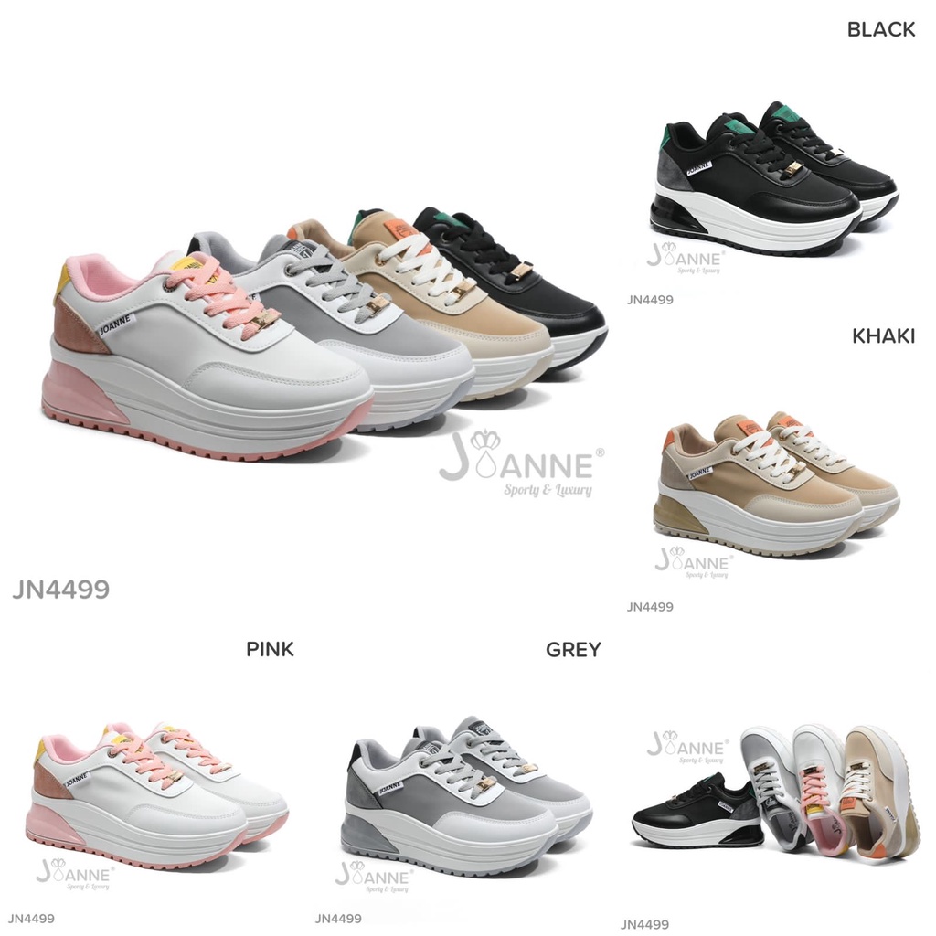 JOANNE Highsole Sneakers Shoes #JN4499 ORIGINAL