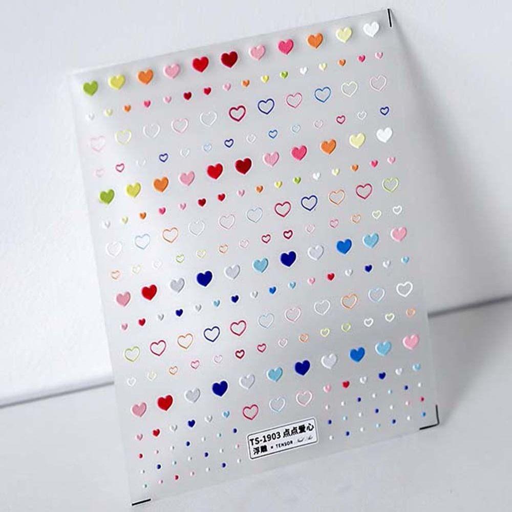 Mxbeauty Bronzing Stiker Kuku Wanita Kelinci Love Hati Bintang Nail Art Dekorasi