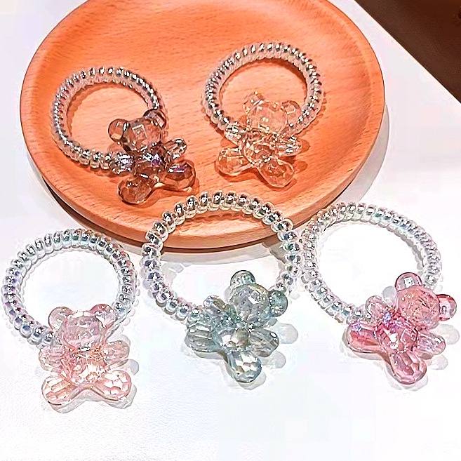 OVERFLOWS.ID IKAT RAMBUT SPIRAL KABEL TELEPON JUMBO TEBAL / KUNCIR RAMBUT SPIRAL / KARET RAMBUT SPIRAL BEAR