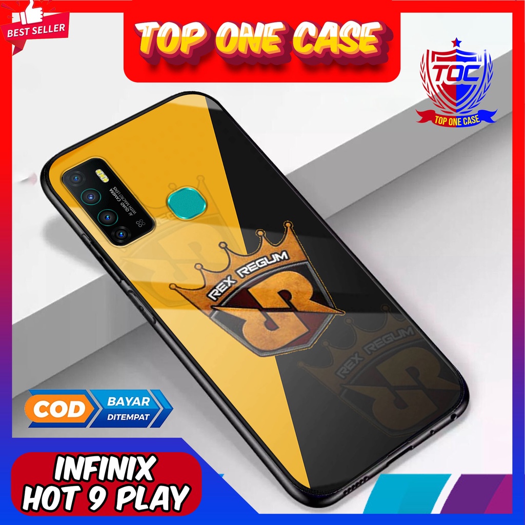 Case INFINIX HOT 9 PLAY - Casing INFINIX HOT 9 PLAY Terbaru Top One Case [ MOTIF RRQ ] Casing Hp INF
