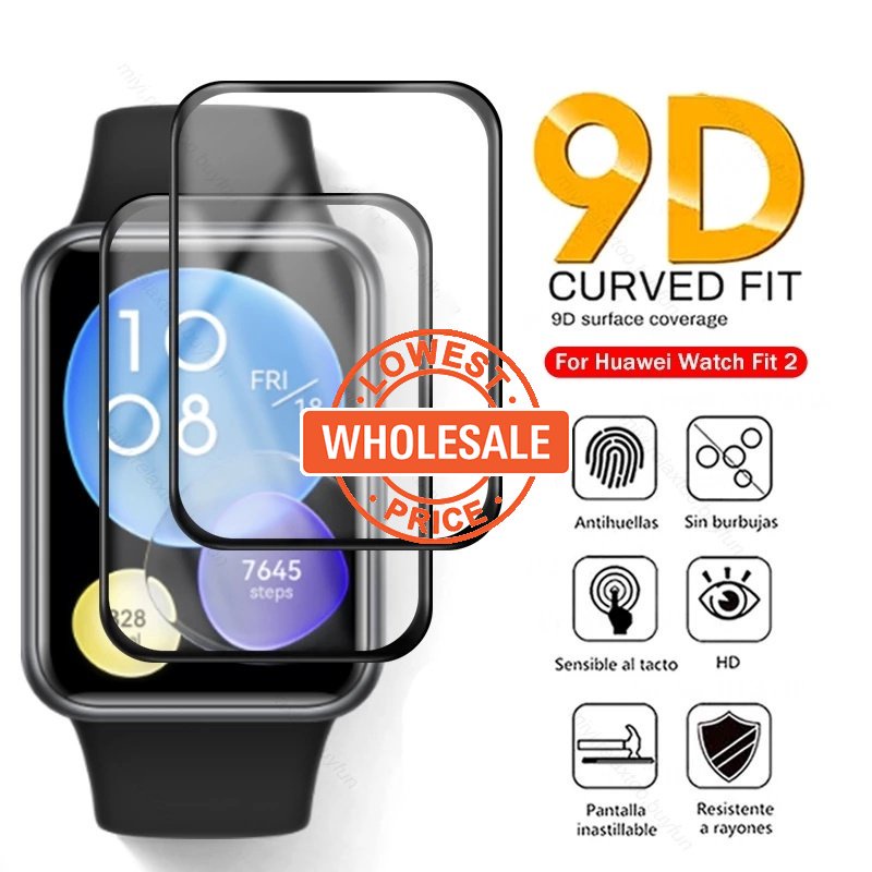 [Harga Grosir]1pc Pelindung Layar Smartwatch Huawei Watch Fit 2 Full Cover Anti Gores