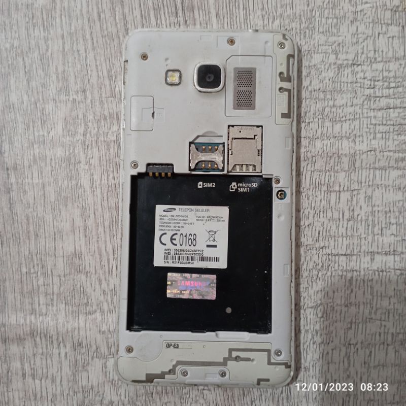 mesin Samsung galaxy grand prime g530h normal