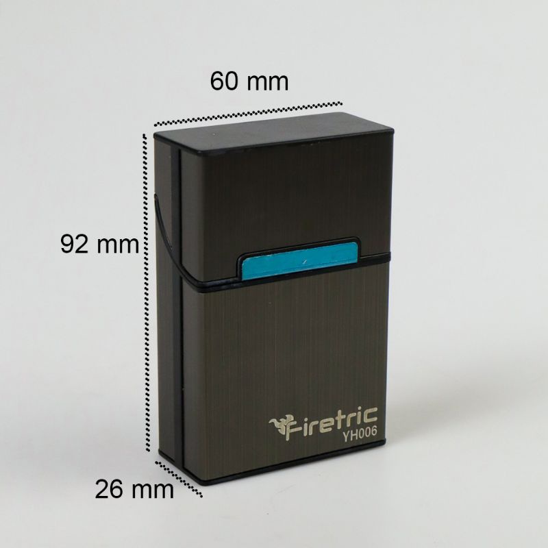 Firetric Kotak Bungkus Rokok Elegan Aluminium Cigarette Case