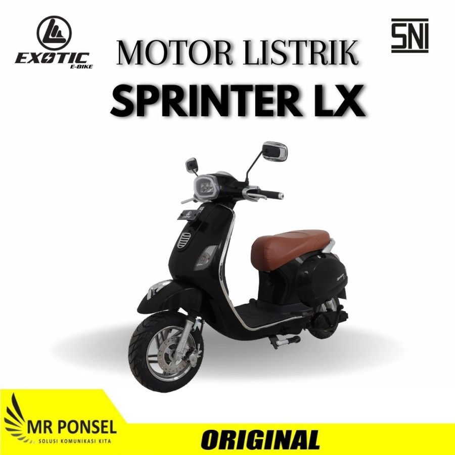 Sepeda Motor Listrik Vespa Listrik Sprinter LX Pacific Exotic