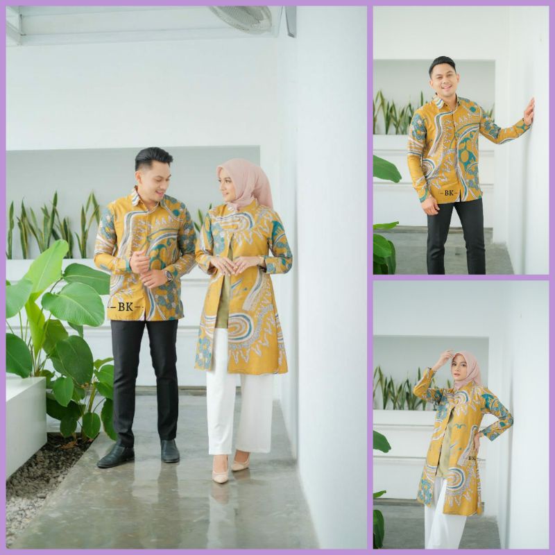 Tunik Jumbo Batik wanita MODERN ASJ SA HRB029 Kenongo