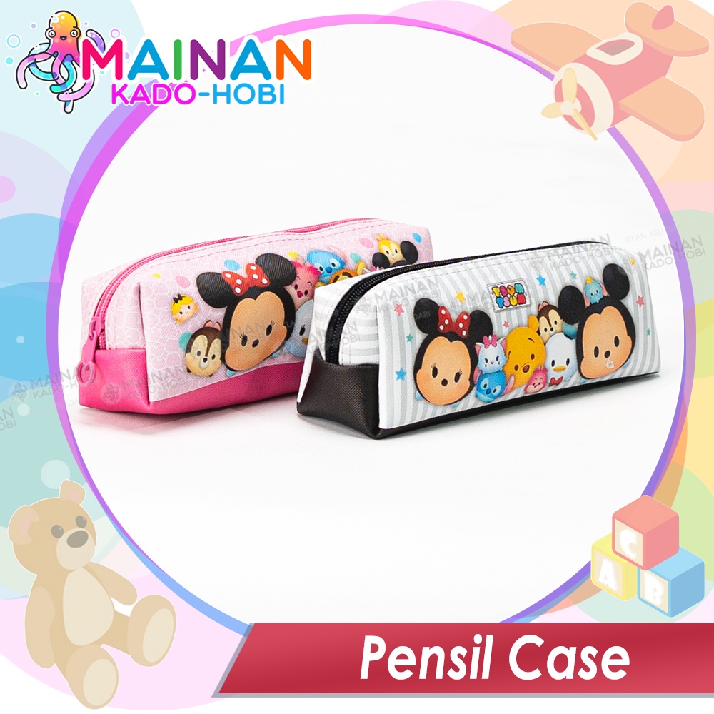 STATIONERY ALAT TULIS PENCIL CASE KOTAK PENSIL KARAKTER KARTUN