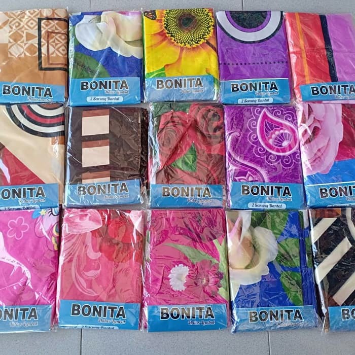 SARUNG BANTAL DAN GULING / SARUN BANTAL BONITA / SARUNG GULING BONITA / SARUNG BANTAL GULING BAGUS