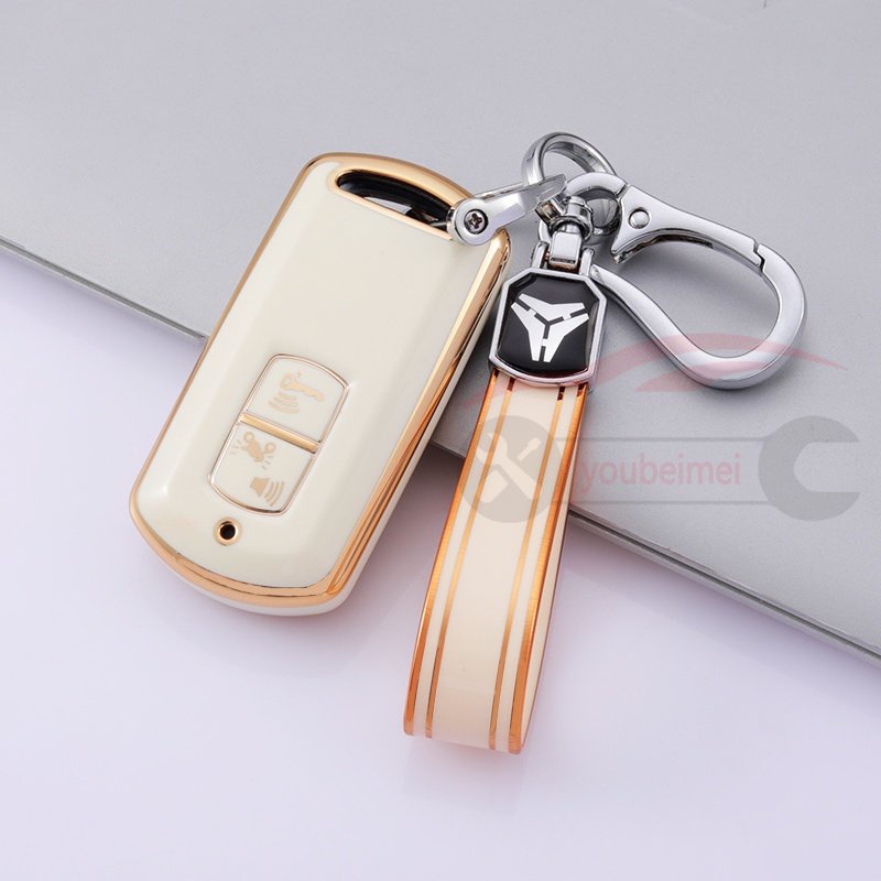 Casing Cover Kunci Remote Motor TPU Untuk HONDA Pcx150 VARIO SH125 Super Cub C125 Scooter 2tombol Key Holder Shell Keychain