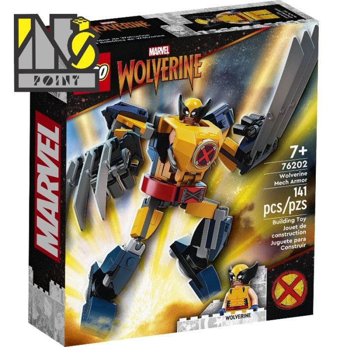 Brick Lego 76202 - Super Heroes - Wolverine Mech Armor