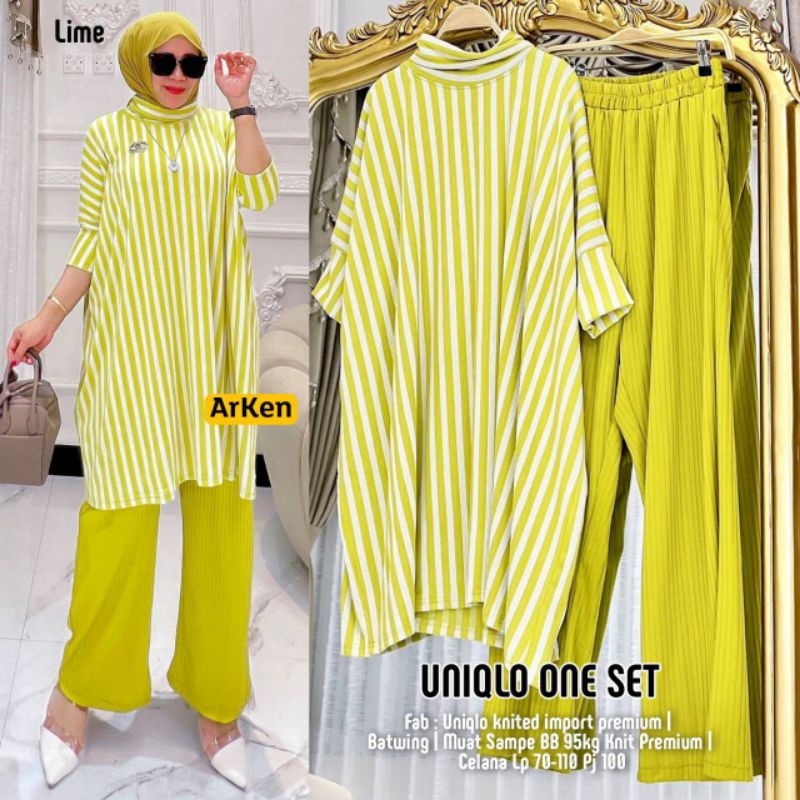 BAJU ' UNIQLO ONE SET  BY ARKEN