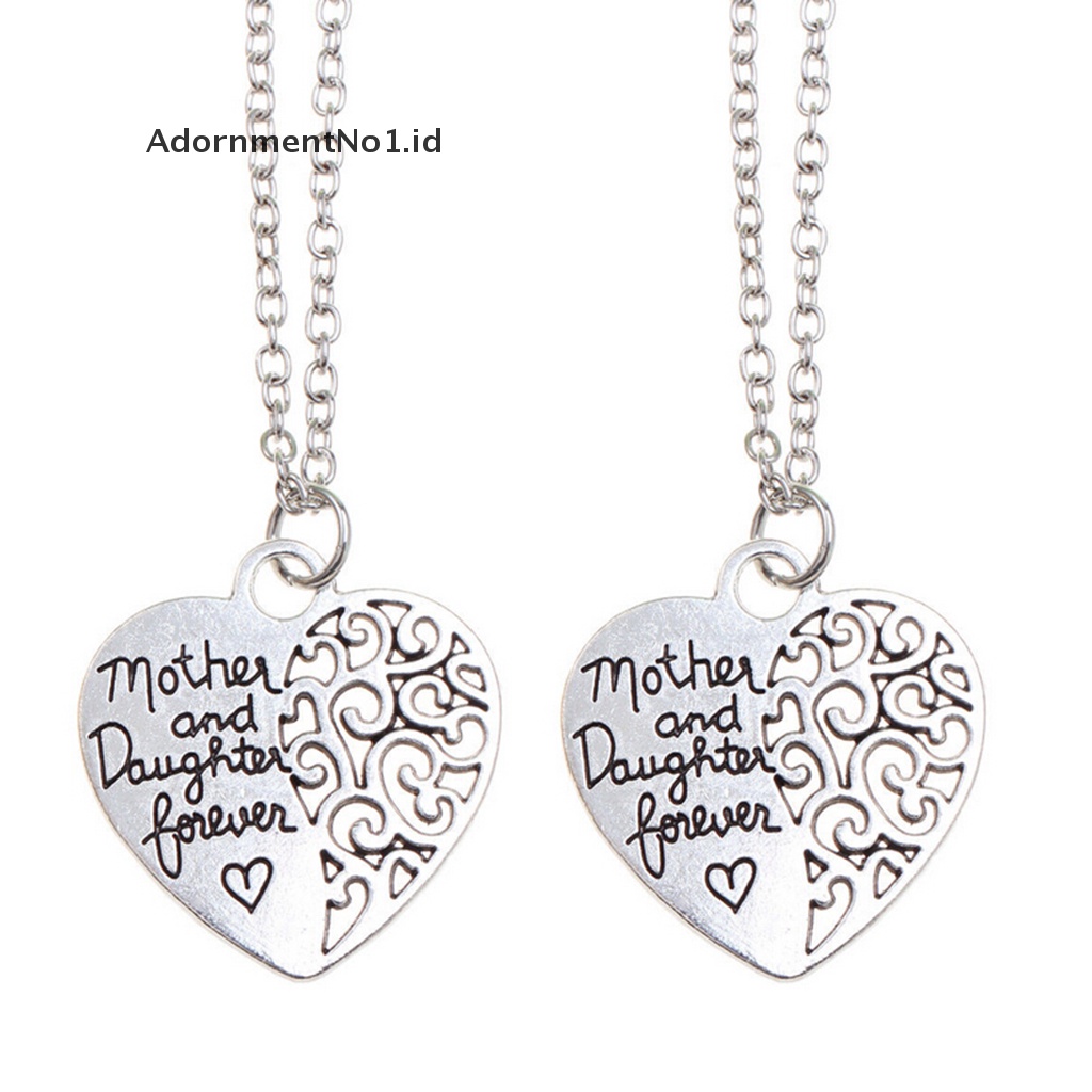 [AdornmentNo1] Kalung Fashion Wanita Ibu Dan Anak Perempuan Forever Love Pendant Fashion Jewelry [ID]