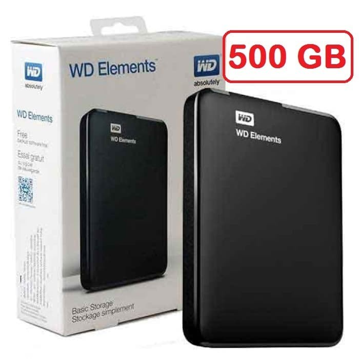 {DeliStore} Hardisk HDD EX External 500GB Merek WD Original 100 penyimpan data Limited
