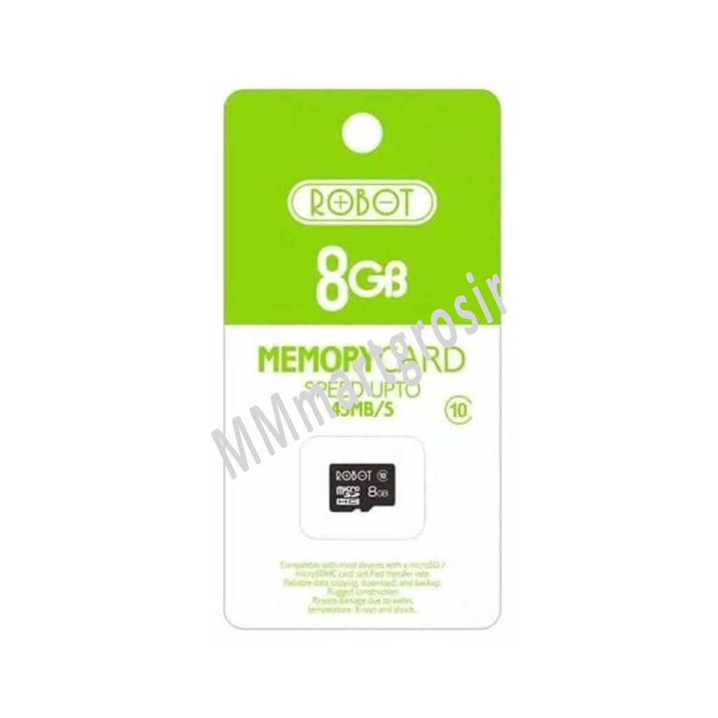 Robot/ Memory Card 8gb/ Speed Upto 45m/s