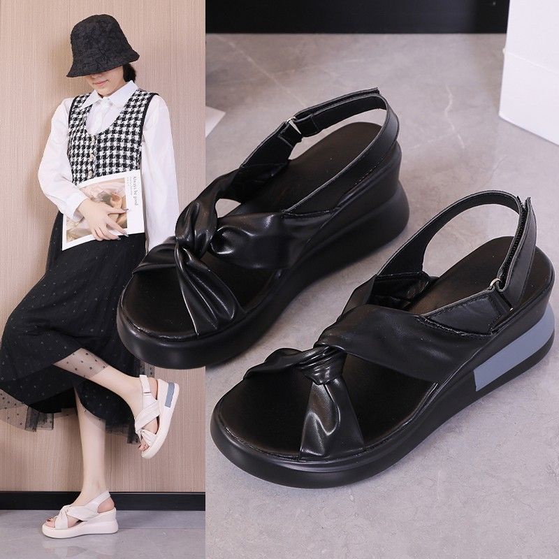 NFM1113 - Sandal Wedges Fashion Wanita Import