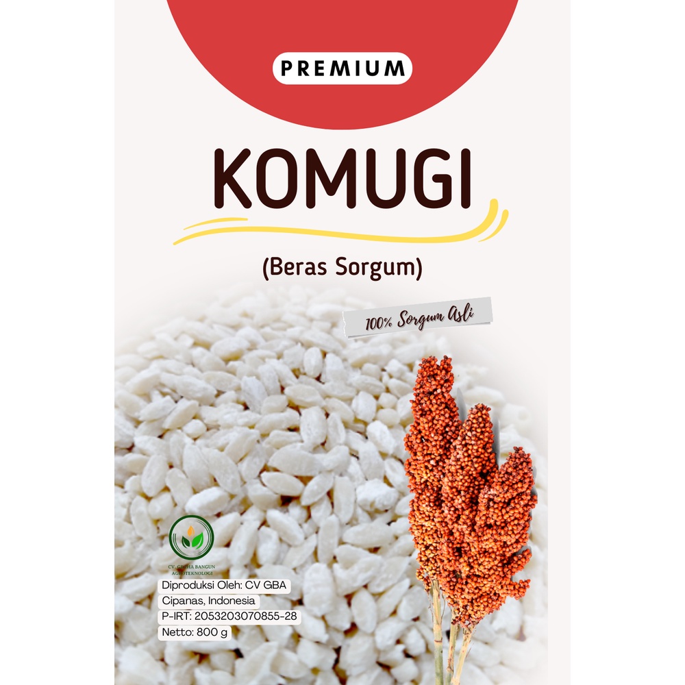 

Beras Analog 800g Sorgum KOMUGI (Beras Sehat)