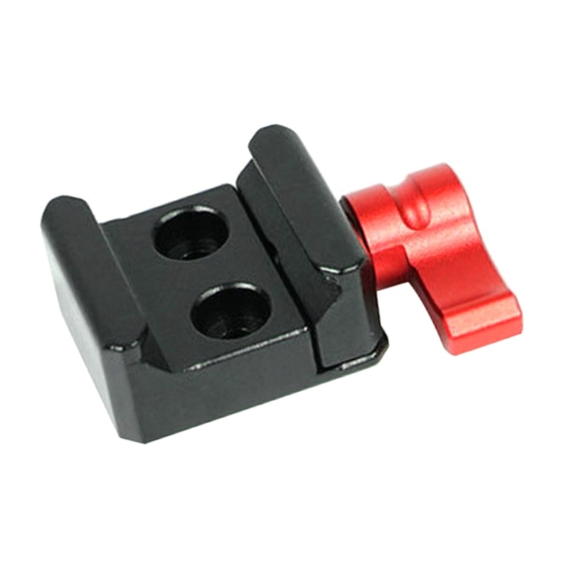 Zzz NATO Clamp Quick Release Penjepit Rel NATO 1per4lubang Untuk Lampu Video Kandang Kamera