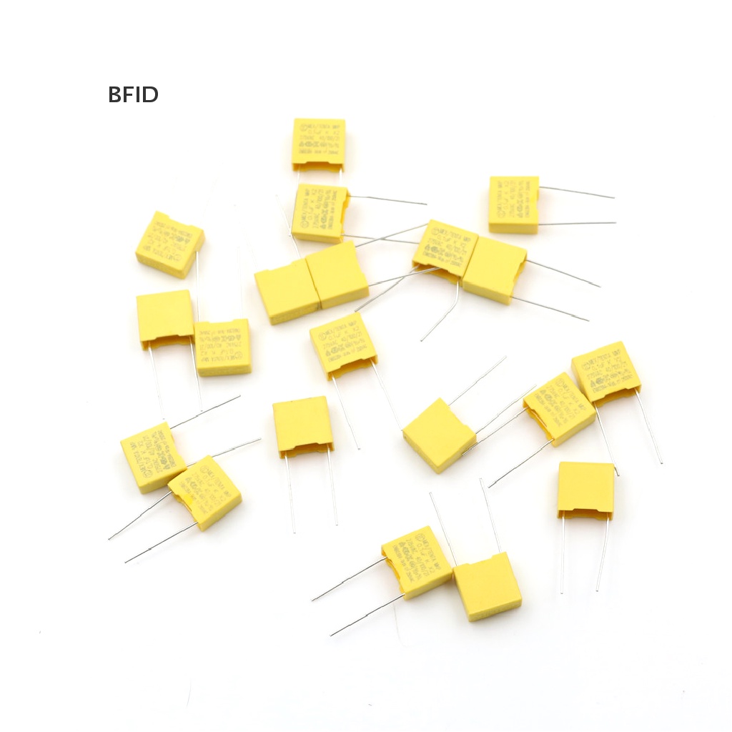 [BFID] 20pcs 0.1UF X2 104 100NF 275V 10mm Regulasi DIP Polipropilena Film Kapasitor [ID]