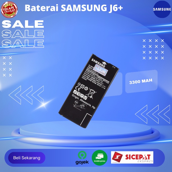 Baterai samsung j6 plus oem bergaransi