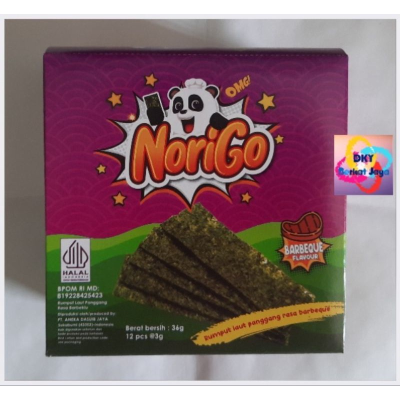 

Ay00! NoriGo Rumput Laut Per Box (Harga Grosir Rp 19.400)