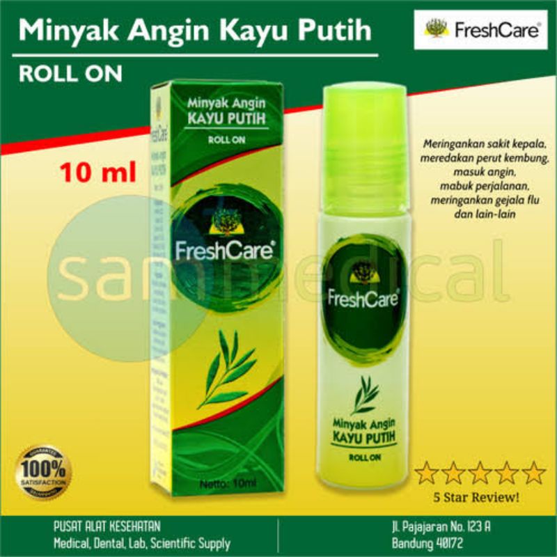 ORIGINAL FRESHCARE MINYAK KAYU PUTIH 10 ML ROLL ON / MINYAK ANGIN FRESH CARE MINYAK KAYU PUTIH 10ML