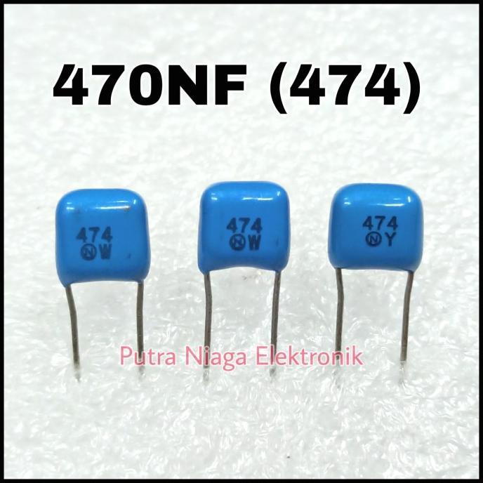 Kapasitor 470NF Multilayer Ceramic 470N 474 Monocap 0,47uf 100V putr4n14