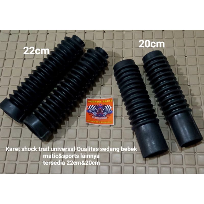 Karet shock trail universal Qualitas sedang bebek matic&amp;sports lainnyatersedia 22cm&amp;20cm