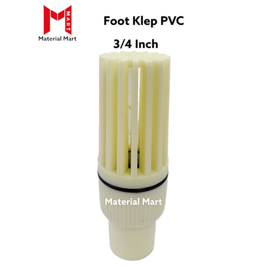 Foot Klep 3/4 Inch PVC Jumbo | Foot Valve 1/2&quot; Plastik | 3/4&quot; | 1/2 Inch | Material Mart