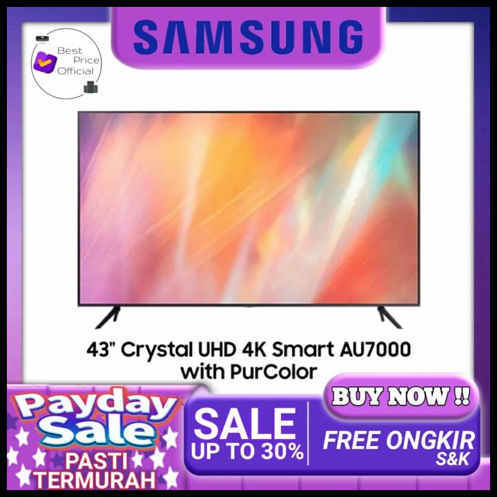 Led Tv Samsung 43 Inch Ua43Au7000Kxxd Smart Tv Android Crystal Uhd 4K