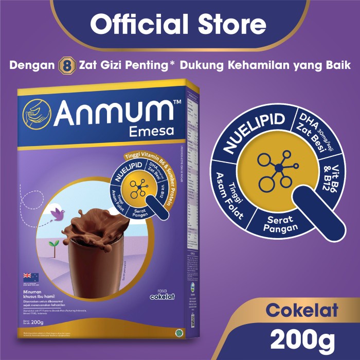 

Terlaris ✨ - Anmum Emesa Susu Bubuk Cokelat 200g - Minuman Ibu Hamil 2.1.23