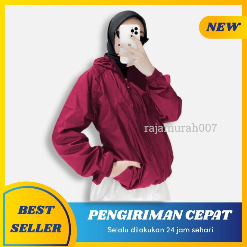 Jaket Runing Running Jaket Outdoor Jaket Lari Pria wanita