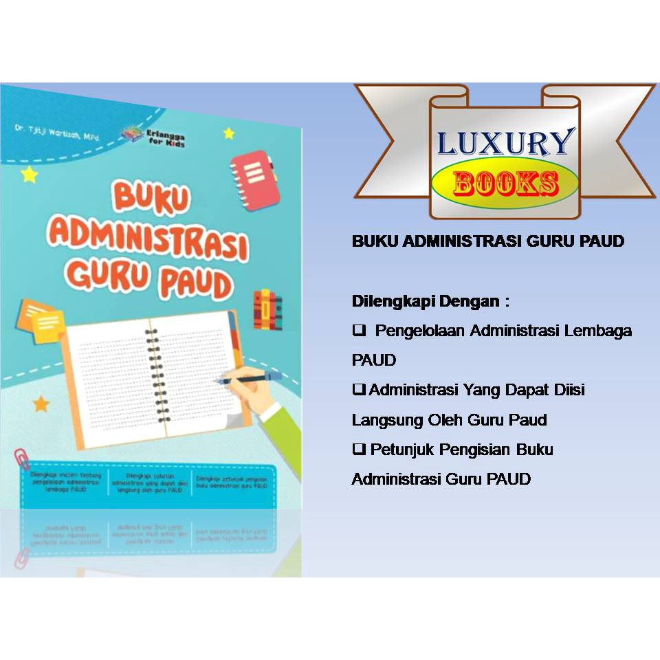 BUKU ADMINISTRASI GURU PAUD ERLANGGA