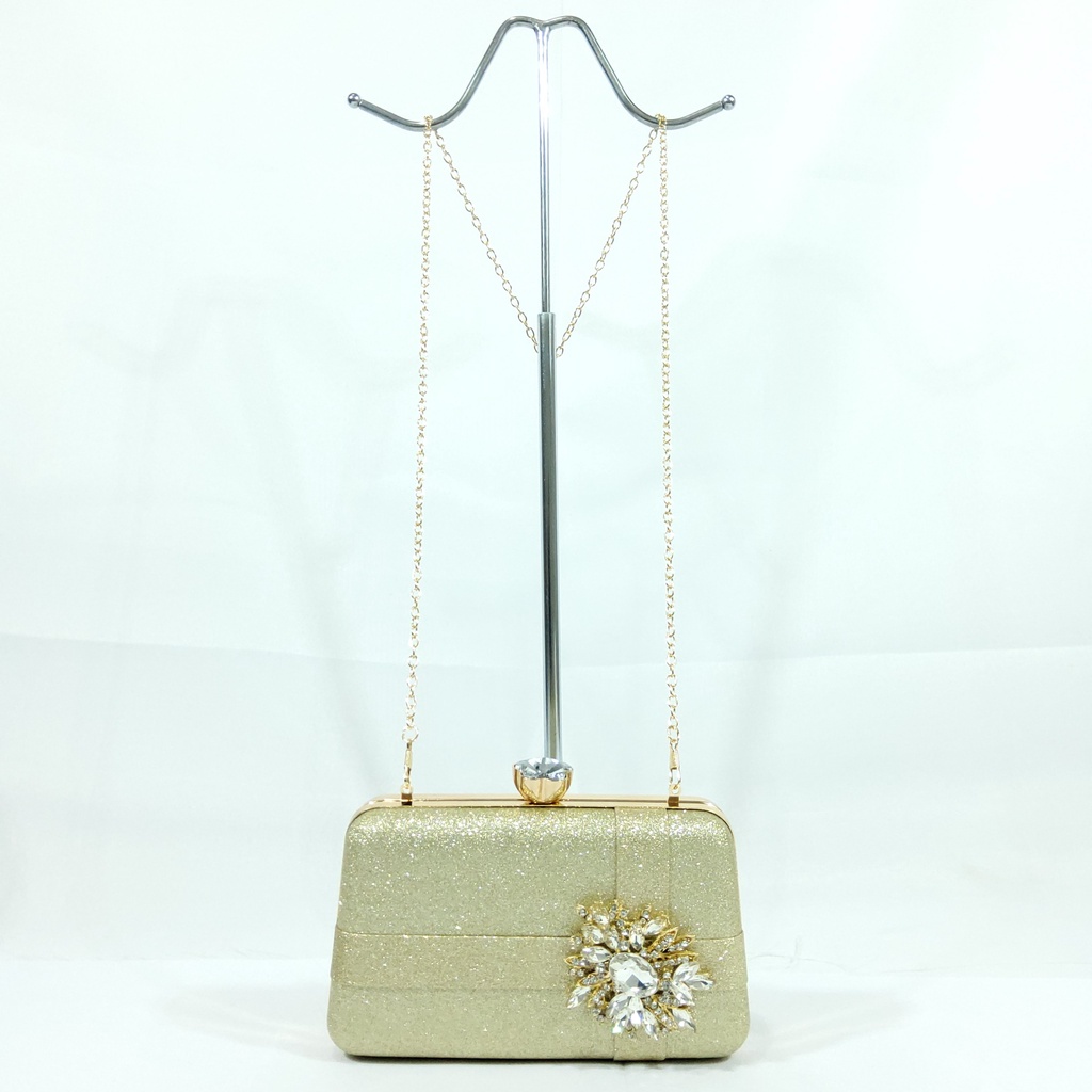 Diamond Party Clutch Tas Pesta Import Cantik Model Baru L281