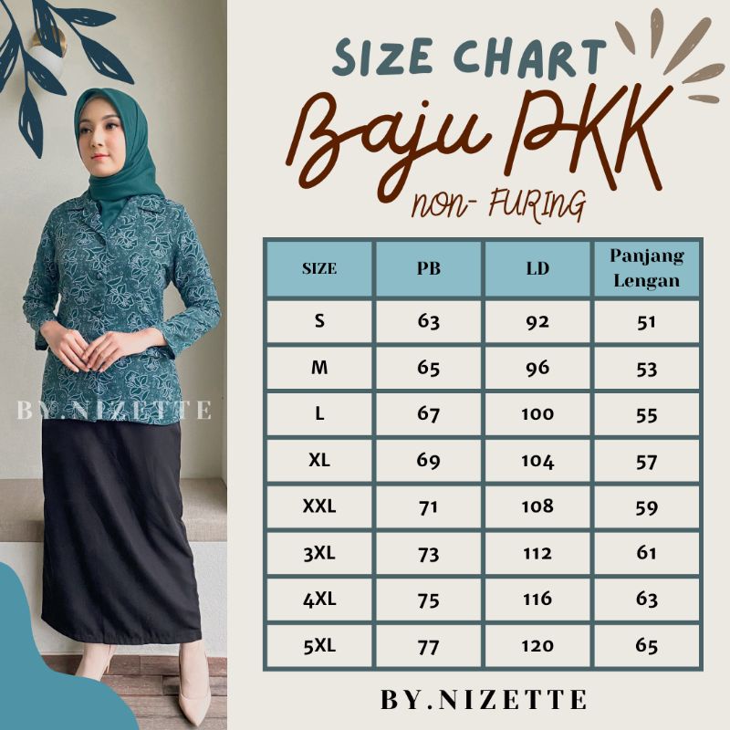 Seragam Batik PKK Nasional Non Furing