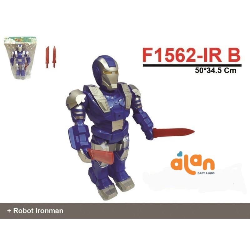 Robot Iron Man Medium F1562-IR Mainan Anak