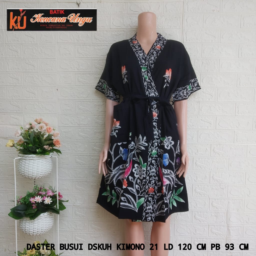 Daster Rayon KENCANA UNGU Model Kimono (DSKUH KIMONO)