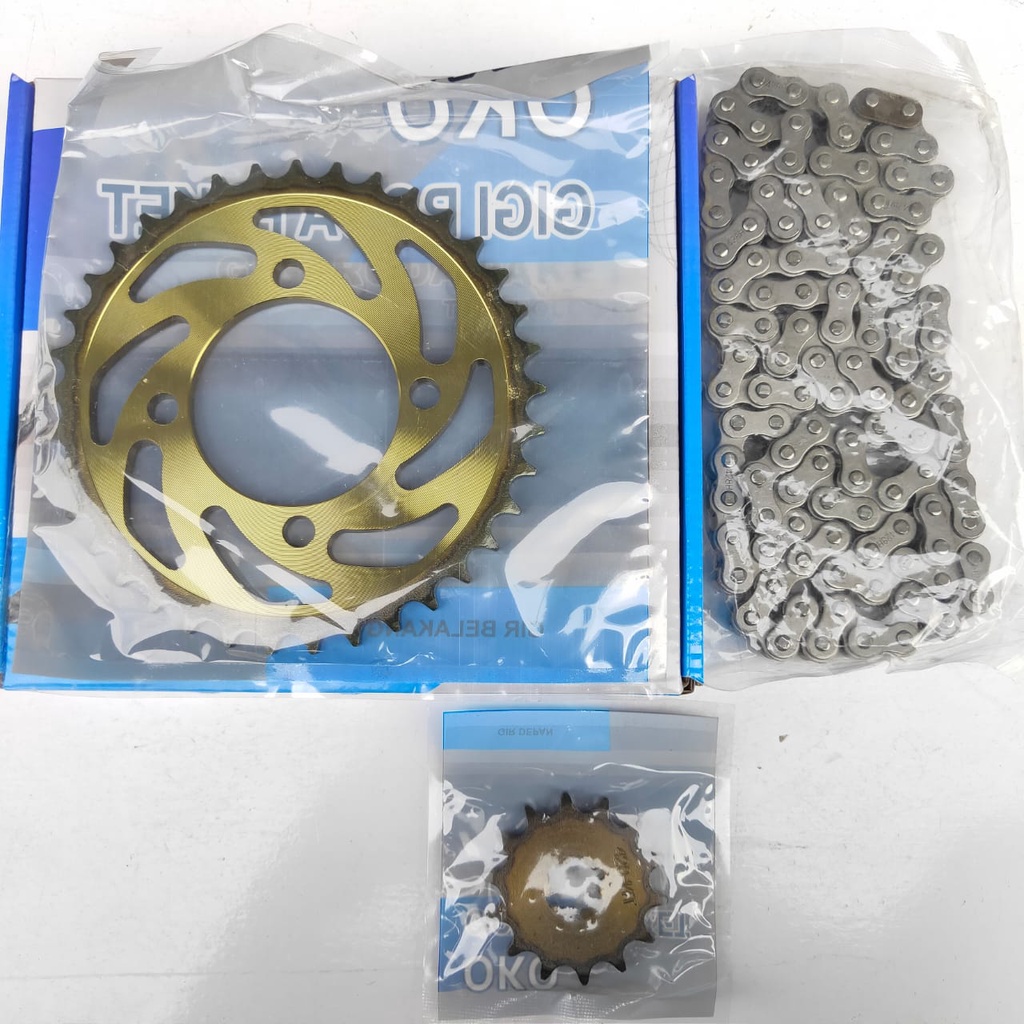 Gir Gear Set Rantai Set Yamaha RX King Rxk 14T 37T 428H 110L