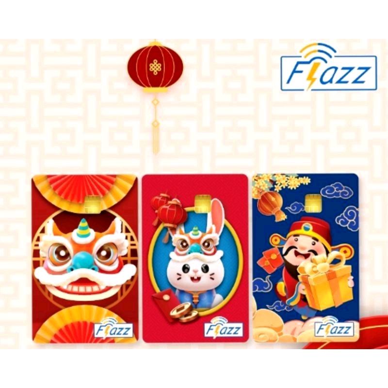 Flazz Gen2 IMLEK / CHINESE NEW YEAR 2023 - TAHUN KELINCI ORI /Like eTOLL eMoney Tapcash or Brizzi