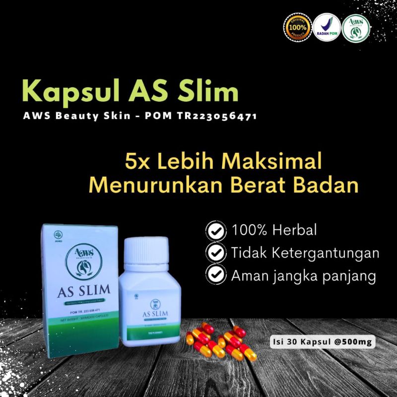 KAPSUL AS SLIM. By AWS BEUTYSKIN.