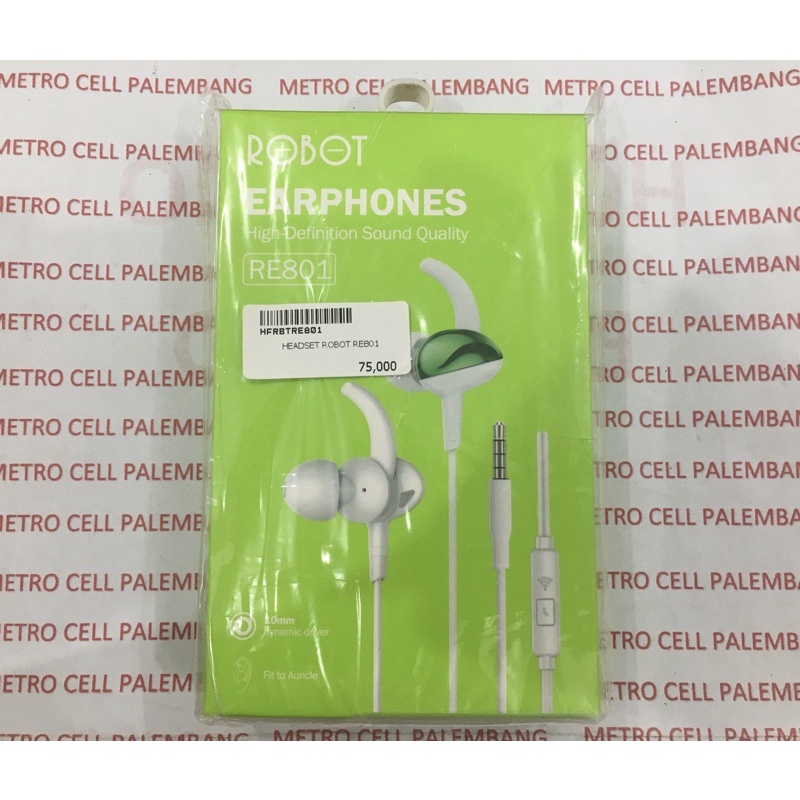 Headset ROBOT RE801 WIRED EARPHONE BASS