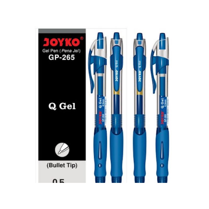 Ballpoint Gel Pen GP 265 / Pena Gel Pen Blue per pcs ( ECER)