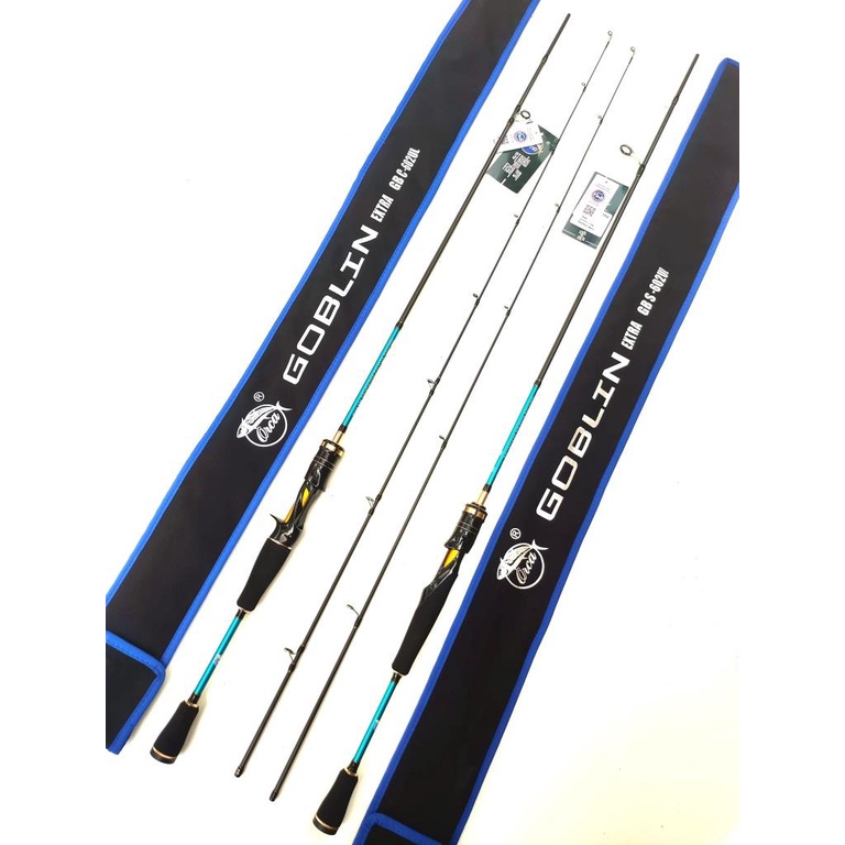 Joran BC dan Spinning Orca Goblin 180 Ring Guide Fuji Carbon ULTRALIGHT FUJI