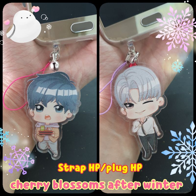 gantungan hp cherry blossoms after winter (yaoi/BL manhwa)